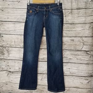 Citizens of Humanity Thumb Print Bootcut Jeans Women Sz 26.